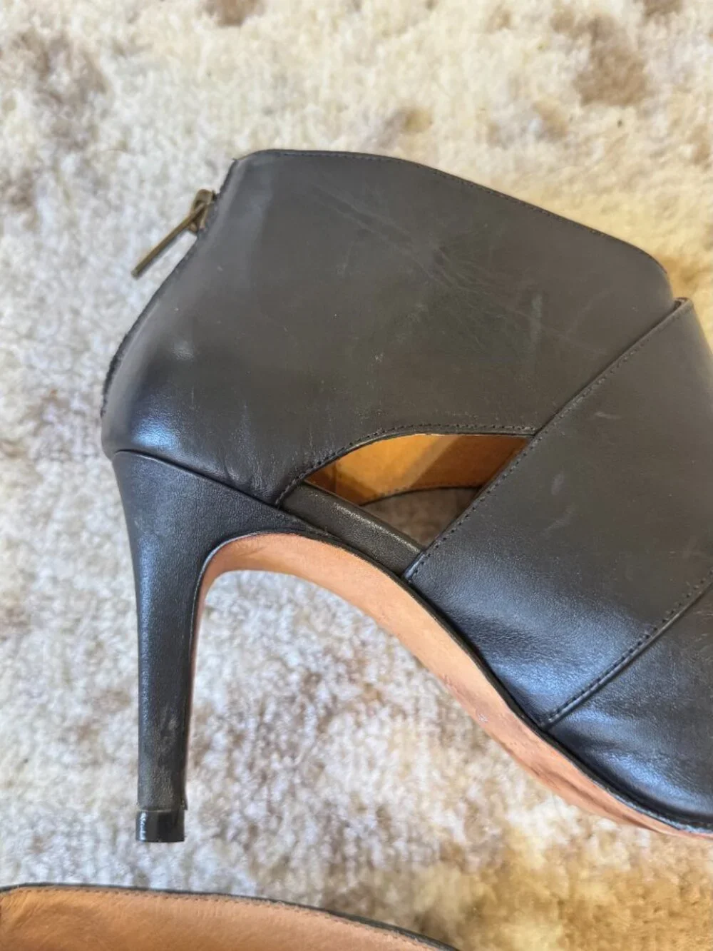 Corso Como Black Criss Cross Heels